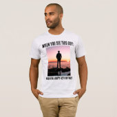 Gepersonaliseerde Funny 40th Milestone Birthday T- T-shirt (Voorkant volledig)