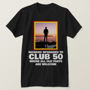 Gepersonaliseerde Funny 50th Milestone Birthday T- T-shirt