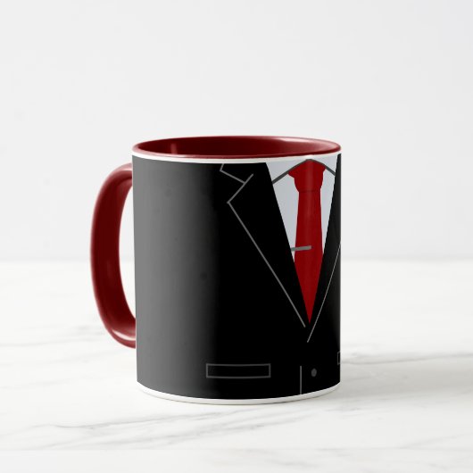 Gepersonaliseerde Funny Business Coffee Mok Aangep (Voorkant links)