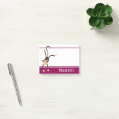 Gepersonaliseerde Funny Cheeky Monkey Post-it® Notes (Kantoor)