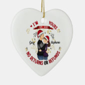 Gepersonaliseerde Funny Couple Ornament I'm Yours (Rechts)