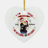 Gepersonaliseerde Funny Couple Ornament I'm Yours  (Voorkant)