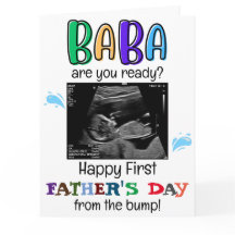 Gepersonaliseerde Funny First Fathers Day van Bump