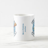 Gepersonaliseerde Funny Frosty de Sneeuwman Mok (Center)