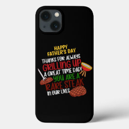 Gepersonaliseerde Funny Grill Chef papa Case-Mate iPhone Case
