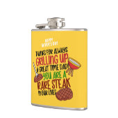 Gepersonaliseerde Funny Grill Chef papa Heupfles (Links)