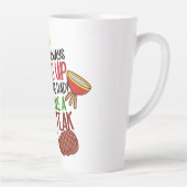 Gepersonaliseerde Funny Grill Chef papa Latte Mok (Rechts)