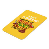 Gepersonaliseerde Funny Grill Chef papa Magneet (Linkerzijde)