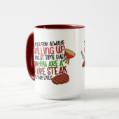 Gepersonaliseerde Funny Grill Chef papa Mok (Voorkant links)