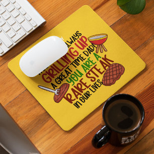 Gepersonaliseerde Funny Grill Chef papa Muismat