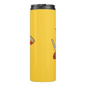 Gepersonaliseerde Funny Grill Chef papa Thermosbeker (Achterkant)