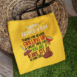 Gepersonaliseerde Funny Grill Chef papa Tote Bag