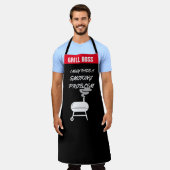 Gepersonaliseerde Funny Grill Quotes BBQ Gezegden  Schort (Gedragen)