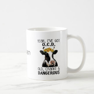 Gepersonaliseerde Funny Ik heb OCD Koffiemok