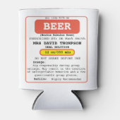 Gepersonaliseerde Funny Koelbox Blikjeskoeler (Voorkant)