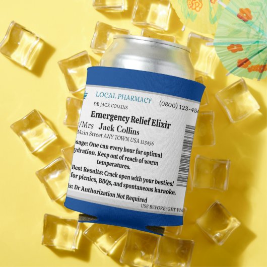 Gepersonaliseerde Funny Koelbox Blikjeskoeler (Insitu Zomer)