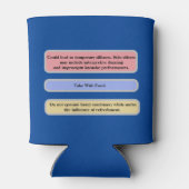 Gepersonaliseerde Funny Koelbox Blikjeskoeler (Achterkant)