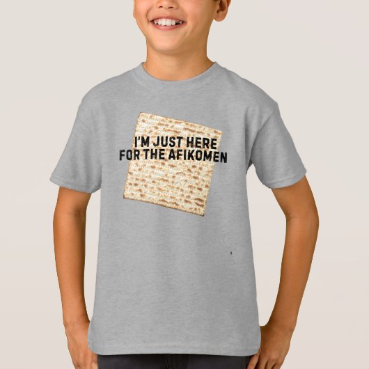 Gepersonaliseerde Funny Matzoh Pascha T-shirt (Voorkant)