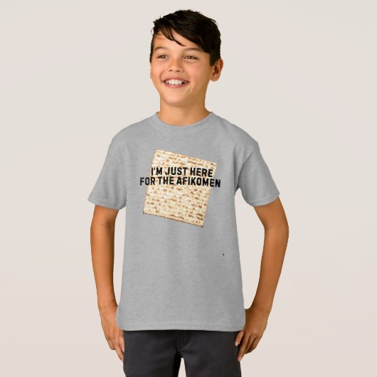 Gepersonaliseerde Funny Matzoh Pascha T-shirt (Voorkant volledig)