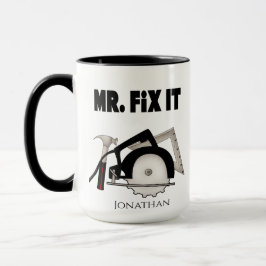 Gepersonaliseerde Funny Mr Fix IT Mok