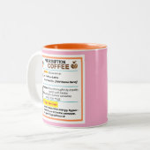 Gepersonaliseerde Funny Prescription Coffee Mok (Voorkant links)
