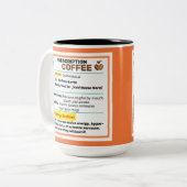 Gepersonaliseerde Funny Prescription Coffee Mok (Voorkant links)