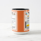 Gepersonaliseerde Funny Prescription Coffee Mok (Center)