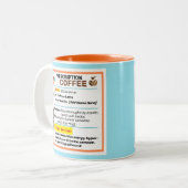 Gepersonaliseerde Funny Prescription Coffee Mok (Voorkant links)