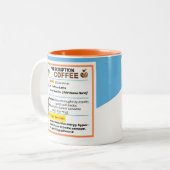 Gepersonaliseerde Funny Prescription Coffee Mok (Voorkant links)
