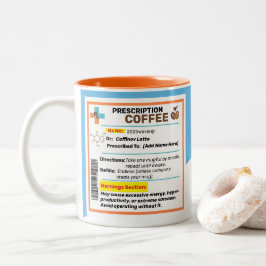 Gepersonaliseerde Funny Prescription Coffee Mok