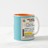 Gepersonaliseerde Funny Prescription Coffee Mok (Voorkant rechts)