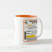 Gepersonaliseerde Funny Prescription Coffee Mok (Voorkant rechts)