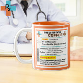 Gepersonaliseerde Funny Prescription Coffee Mok