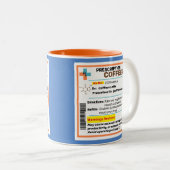 Gepersonaliseerde Funny Prescription Coffee Mok (Voorkant rechts)