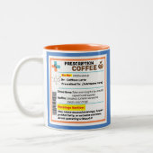 Gepersonaliseerde Funny Prescription Coffee Mok (Links)