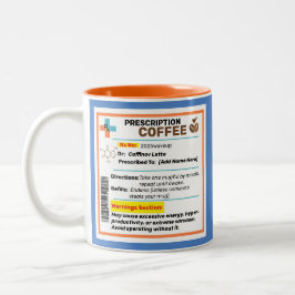 Gepersonaliseerde Funny Prescription Coffee Mok