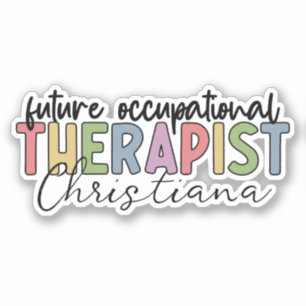 Gepersonaliseerde Future Occupational Therapist OT Sticker
