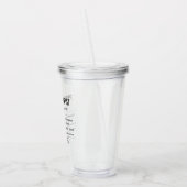 Gepersonaliseerde Fysiotherapeut Grappig Acryl Drinkbeker (Links)