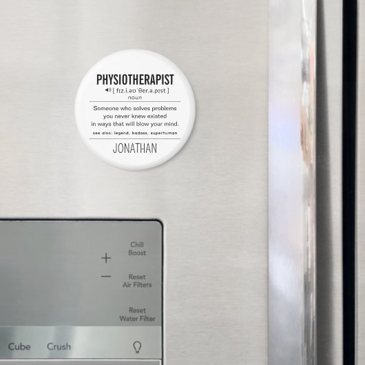 Gepersonaliseerde Fysiotherapeut Grappig Magneet (Insitu (Koelkast))