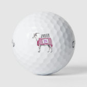 Gepersonaliseerde G.O.A.T. Callaway Warbird Golfballen (Voorkant)