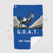 Gepersonaliseerde G.O.A.T. Golfhanddoek (Insitu)