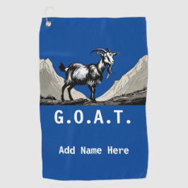 Gepersonaliseerde G.O.A.T. Golfhanddoek