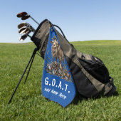 Gepersonaliseerde G.O.A.T. Golfhanddoek (Groen)