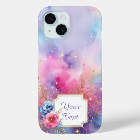 Gepersonaliseerde galactische bloei Case-Mate iPhone case (Achterkant)