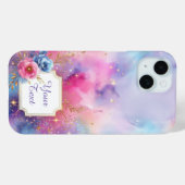 Gepersonaliseerde galactische bloei Case-Mate iPhone case (Achterkant (horizontaal))