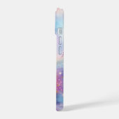 Gepersonaliseerde galactische bloei iPhone 15 case (Linkerkant)