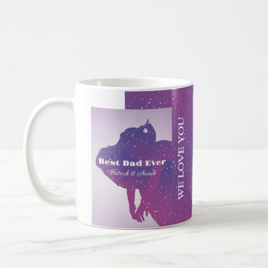 Gepersonaliseerde Galaxy Dad Mok - Beste vader ooi (Links)