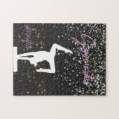 Gepersonaliseerde Galaxy Gymnastiek Legpuzzel (Horizontaal)