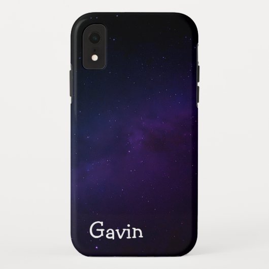 Gepersonaliseerde Galaxy Naam Telefoonhoes – Case-Mate iPhone Case (Achterkant)
