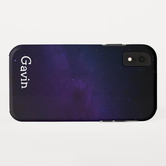 Gepersonaliseerde Galaxy Naam Telefoonhoes – Case-Mate iPhone Case (Achterkant (horizontaal))